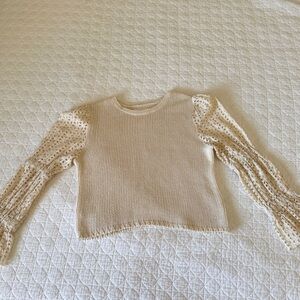 Chan Luu Ivory Knit Sweater